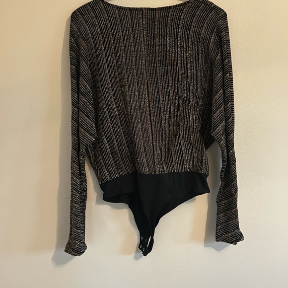 Dynamite Black and Gold Sparkle Bodysuit - Picture 3 of 3